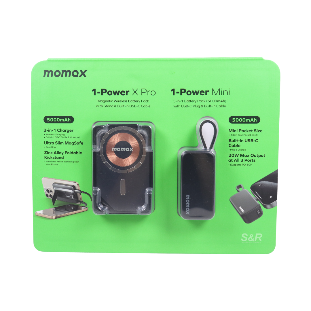 Momax Magnetic Wireless Battery Pack Set
